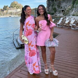 Petal & Pup Floral Pink Maxi dress